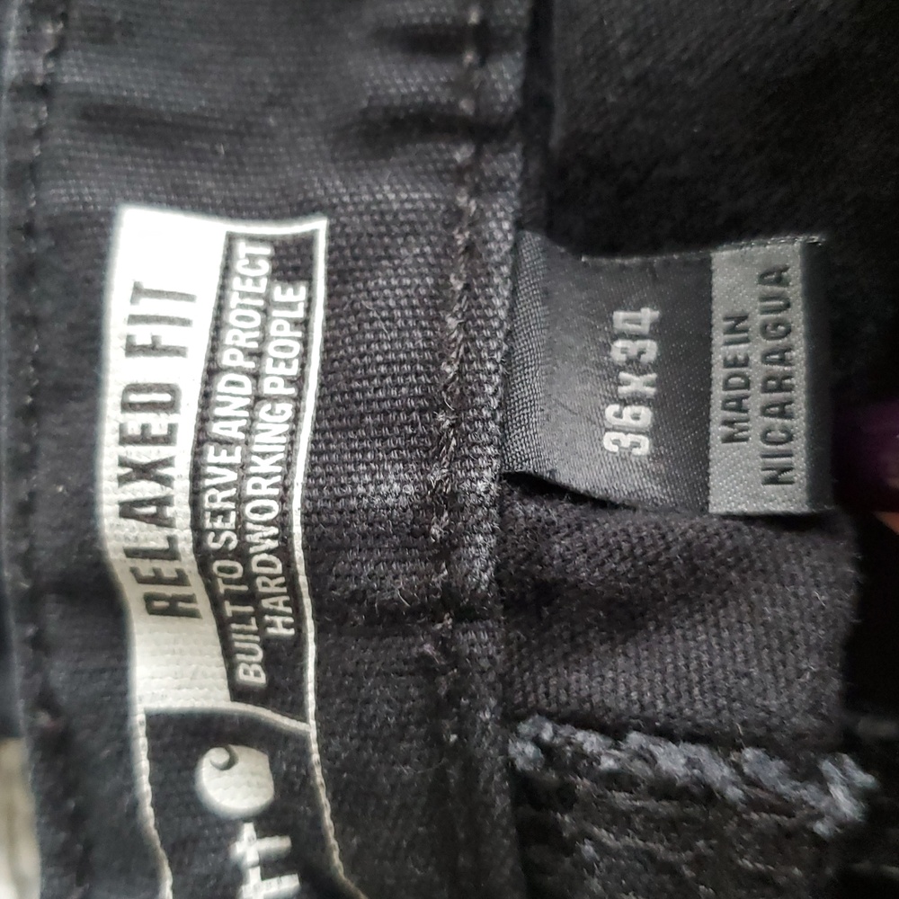 Carhartt Dark Utility Pants 36 X 34 Gently Used - Picture 3 of 5